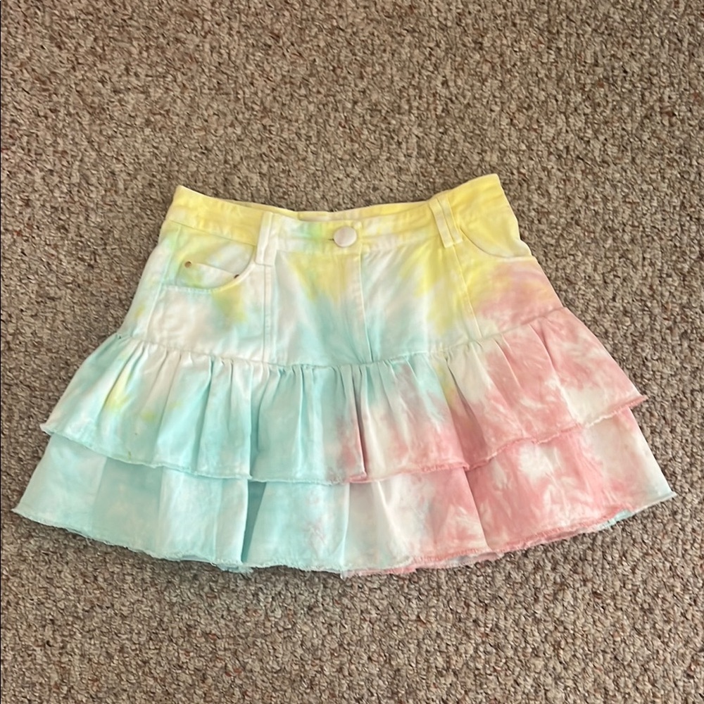 LoveShackFancy Denim Skirt